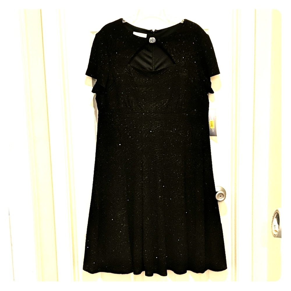 NWT LONDON TIMES WOMAN SPARKLE DRESS - Picture 2 of 8